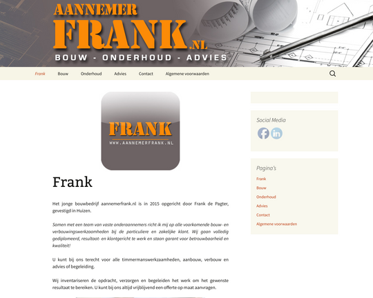Aannemer Frank Logo