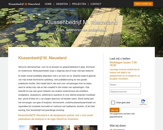 Klussenbedrijf M. Nieuwland