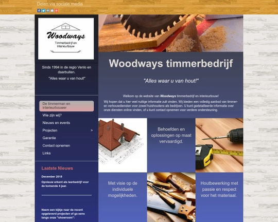 Woodways timmerbedrijf Logo